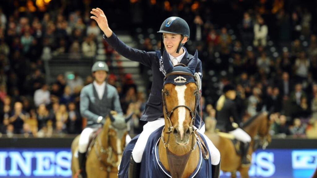 Bertram Allen  is Ireland’s only show jumper to qualify for the World Cup finals in Las Vegas this week. Photograph: Nicolas Tucat/Getty Images