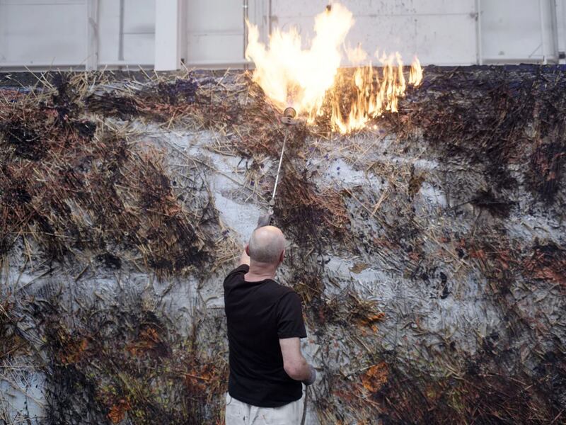 'When Kiefer made the series of photos with the Hitler salute, that was only 25 years after everybody had done that salute.'