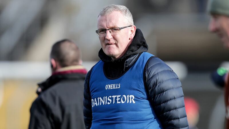 Clare manager Brian Lohan will take his side to Wexford Park on Sunday to face Davy Fitzgerald’s side. Photograph: Laszlo Geczo/Inpho
