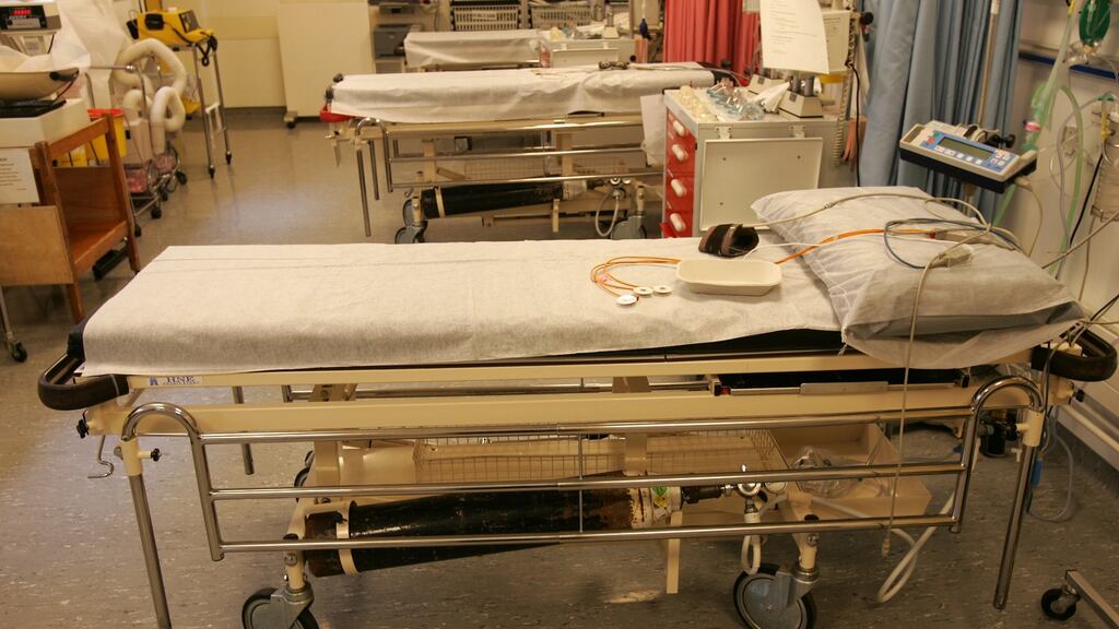 Under Health Service Executive (HSE) targets, the number of patients on trolleys in the State on a given day is not supposed to exceed 236. File photograph: Frank Miller