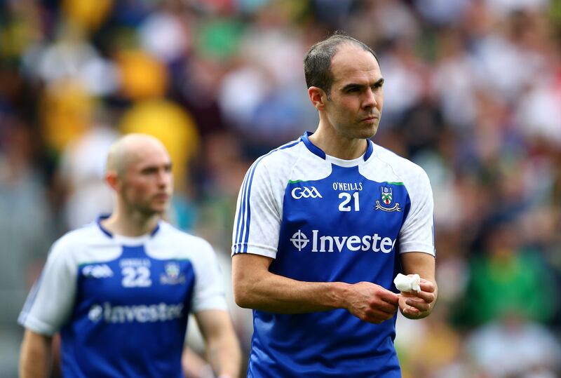 Paul Finlay: enjoyed a long and distinguished career for Monaghan. 'I think that they need a very fast start. They need to get points on the board, get themselves in a position where they’re able to fall back into a defensive shape.' Photograph: Cathal Noonan/Inpho