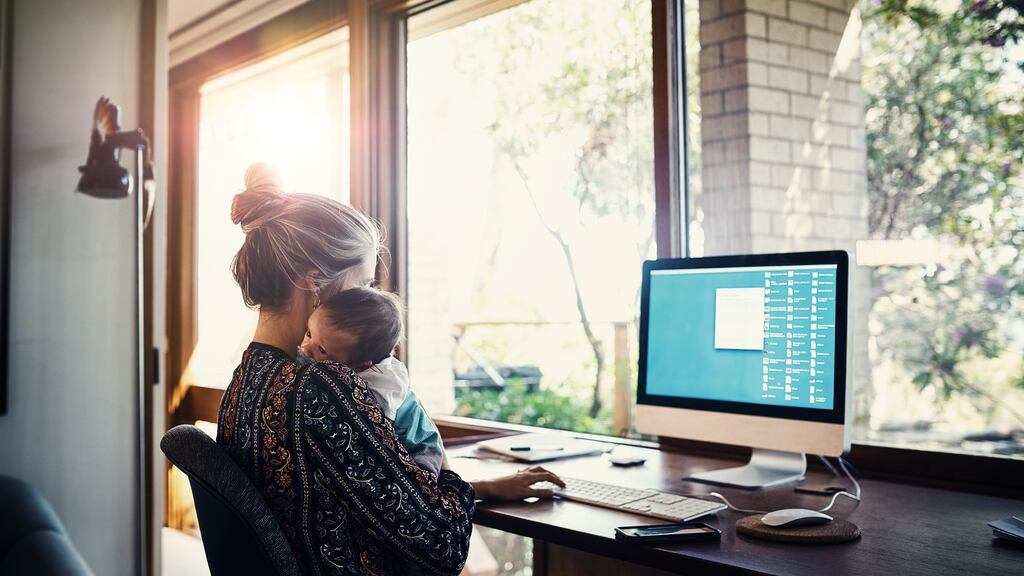 ‘Today’s home and work tech capabilities have begun to create a clear coronavirus divide.’ File photograph: Getty Images