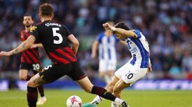 Stunning Julio Enciso goal helps Brighton draw with champions Man City