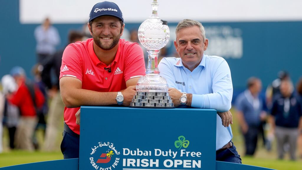 Jon Rahm won the Irish Open title at Lahinch last year. Photo: Oisin Keniry/Inpho