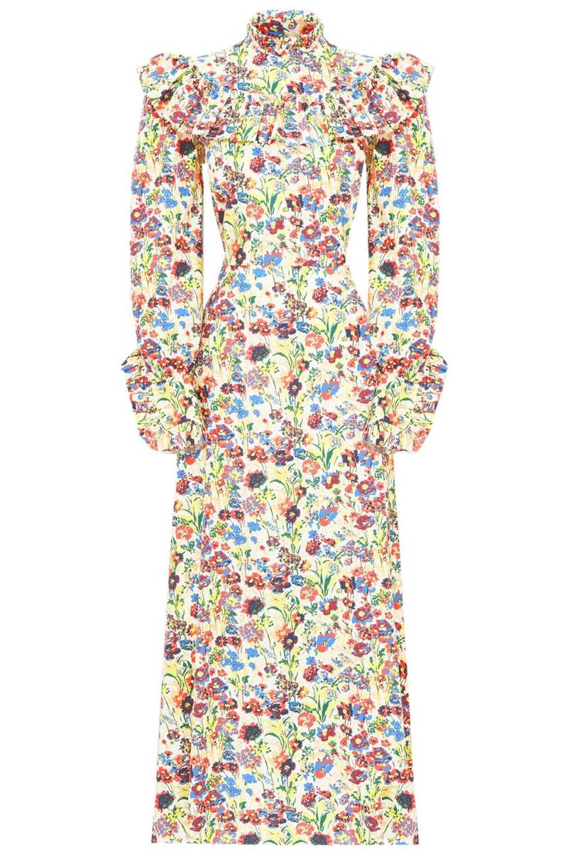 Floral print Vampire’s Wife dress €522 from the Outnet