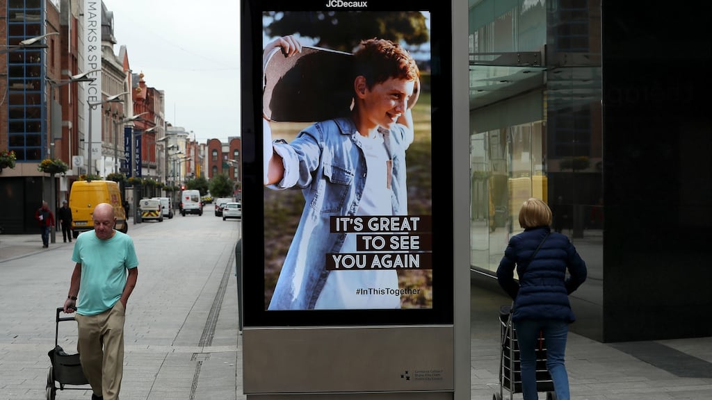 Henry Street in Dublin: It is taking 1.3 days to be referred for a testing appointment. The average wait from the time a swab is taken to the lab result is 1.4 days. Photograph: Brian Lawless/PA