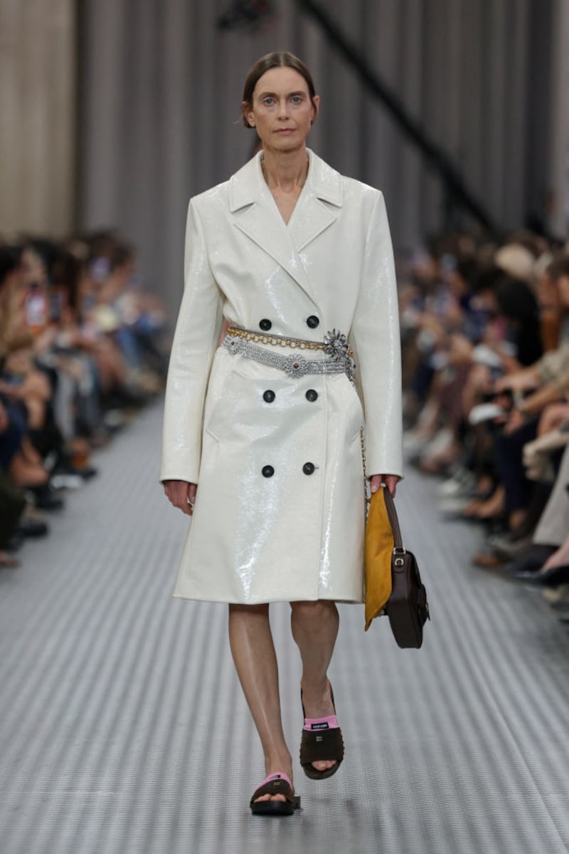 Miu Miu spring-summer 2025 collection. Photograph: AFP via Getty Images