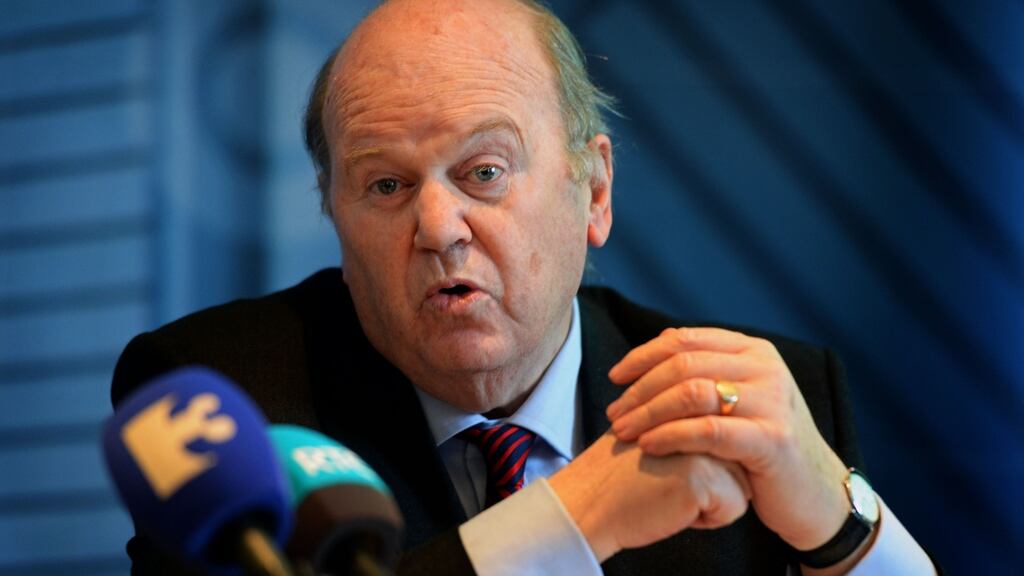 Michael Noonan: he and Howlin will no longer be working in concert as Ministers for Finance and Public Expenditure respectively