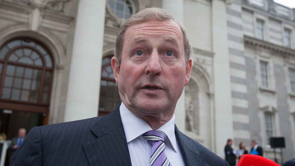 Taoiseach Enda Kenny: “had a conversation” European Council president Donald Tusk about the Apple judgment. Photograph: Gareth Chaney/Collins
