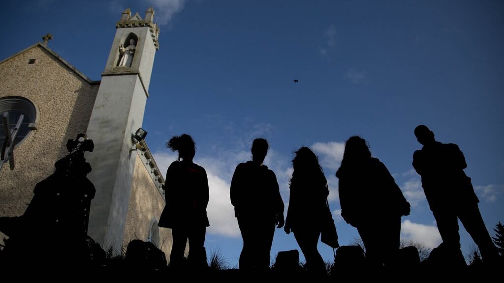 A family from Syria at a direct provision centre in Ballyhaunis, Co Mayo. The most recent figures shows in April there were 4,617 asylum seekers in the 32 direct provision centres across the State. Photograph: Keith Heneghan