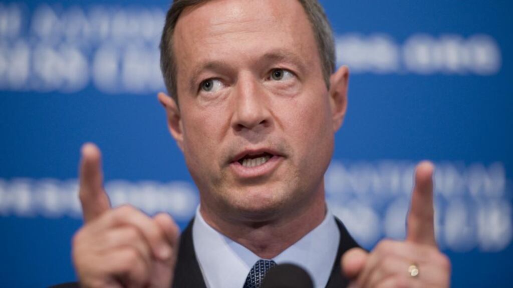 Martin O’Malley: “There is among the Irish, by and large in America, a keen and heartfelt awareness that we are a nation of nations and we have all been strangers in a foreign land at one point.” Photograph: David Sleator