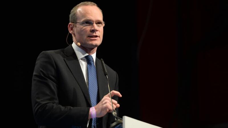 Minister for Defence Simon Coveney: thanked Lieut Gen Conor O’Boyle for “his distinguished service and important contribution” as chief of staff. Photograph: Dara Mac Dónaill/The Irish Times