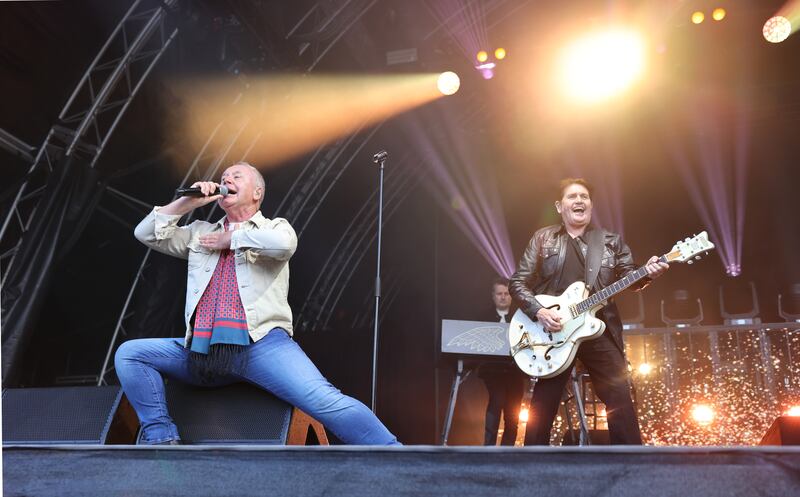 Simple Minds. Photograph: Dara Mac Dónaill