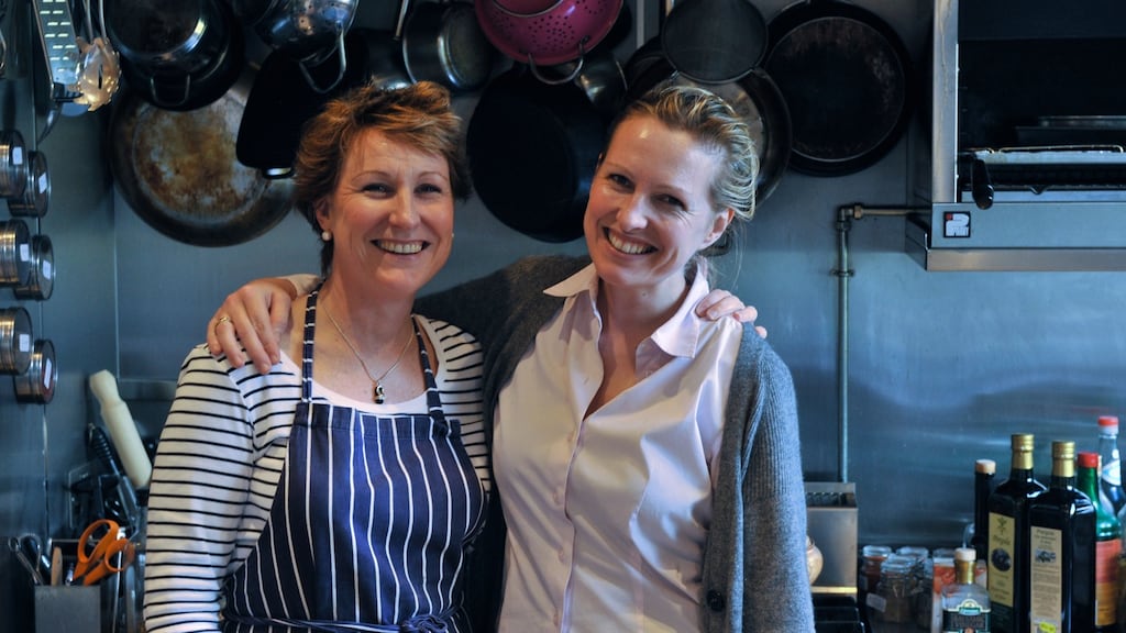 Food entrepreneurs Peaches Kemp (left) and Domini Kemp. Photograph; Frank Miller