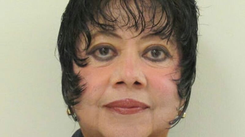 Dora Linda Nishihara: The off-duty courthouse bailiff died after her car plunged into a 3.6m-deep sinkhole in San Antonio on Sunday. Photograph: Courtesy Bexar County Sheriff’s Office