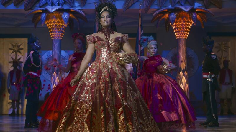 Garcelle Beauvais stars as Grace, a royal rose bearer, in Coming 2 America. Photograph: Amazon Studios