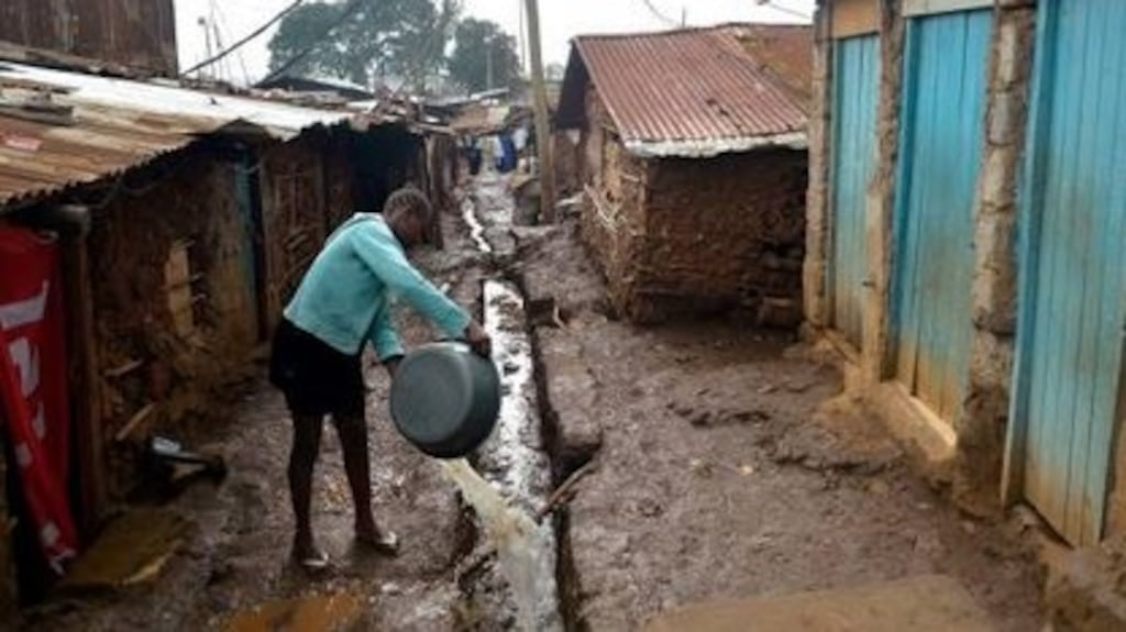 Washing up in Nairobi. Shalom works extensively in the Kibera slum in Nairobi, the biggest slum in Africa. Kibera is home to 250,000 of the 2.5m slum dwellers in the city. Photograph: Getty Images