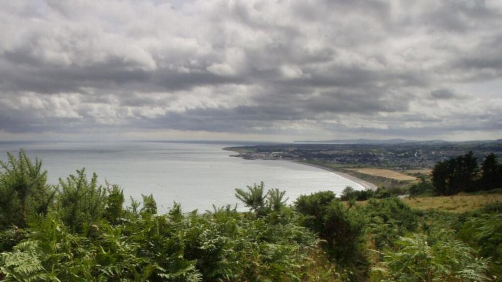 A man was climbing on the Greystones side of Bray Head with a group of friends when the incident happened at around 4pm yesterday. He was taken to Beaumont Hospital in Dublin for treatment for head and back injuries. Photograph: Dara MacDónaill