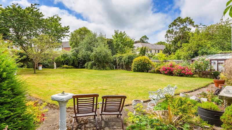 Larnaca’s mature rear garden.