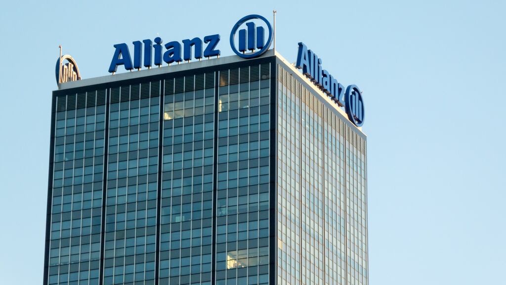 Allianz, Europe’s largest insurer, rose 2.5 per cent after it posted a better-than-expected jump in second-quarter net profit and provided a rosier outlook for the full year. Photograph: iStock