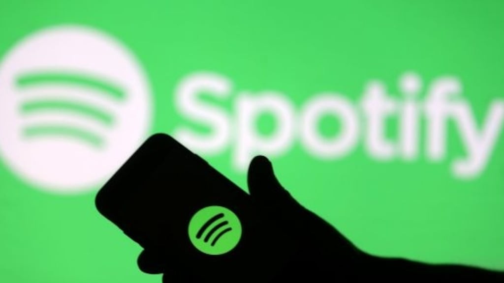 In total, Spotify added 31 million new paying subscribers last year. Photograph: Dado Ruvic/Reuter