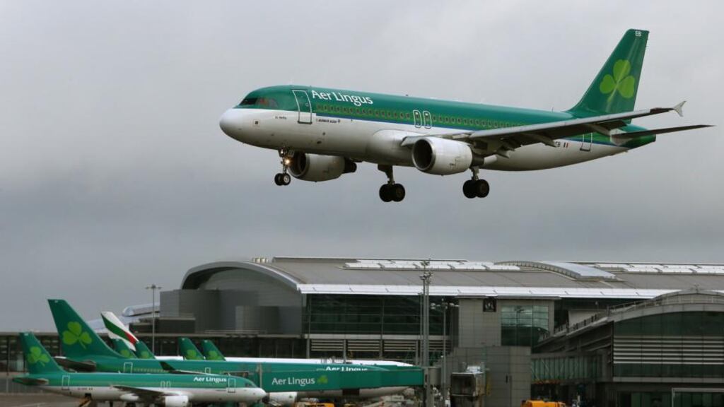 Aer Lingus chief executive Stephen Kavanagh has told the Minister for Transport he does not foresee compulsory redundancies or outsourcing of jobs in the event of IAG buying the Government’s 25 per cent stake in the company. File photograph: Brian Lawless/PA Wire