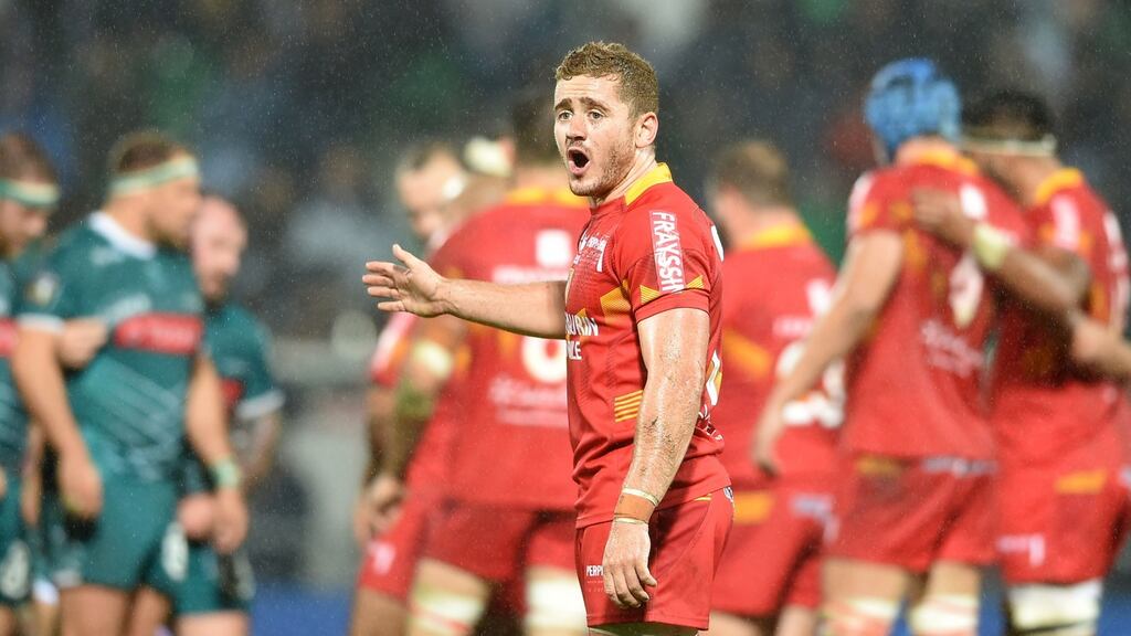 Perpignan’s Irish fly-half Paddy Jackson will not be making the trip to Galway.