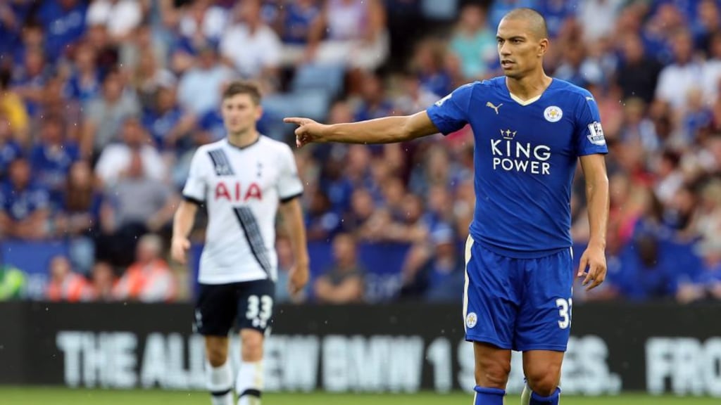 Midfielder Gokhan Inler is in line for his first Premier League start in Leicester’s game away to Bournemouth on Saturday. Photograph: Geoff Caddick/AFP