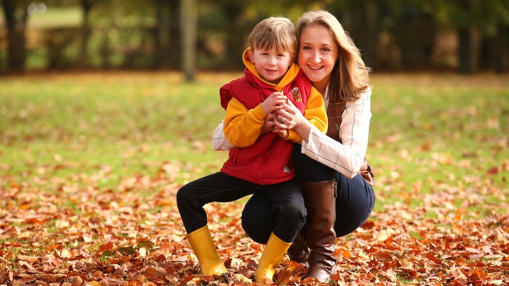 Alma Jordan and her son Eamon Delany: “Children are natural learners and love nothing more than sharing their learning outcomes with their parents.”