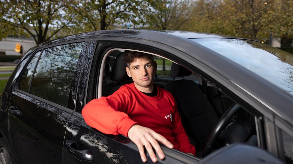 Tadgh Cadden from his home in Collooney, Co Sligo, to attend college in LYIT in Letterkenny, Co. Donegal. Photograph: Joe Dunne
