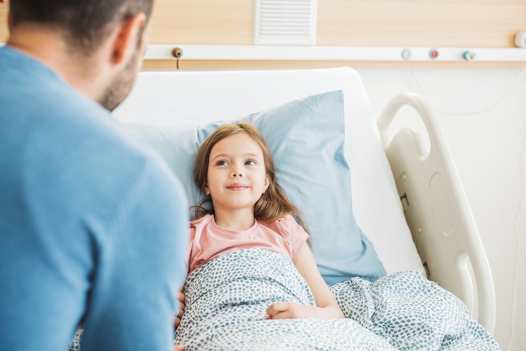 Seán Moncrieff: My daughter was, understandably, a little apprehensive that morning of the surgery. Photograph: Stock/Getty