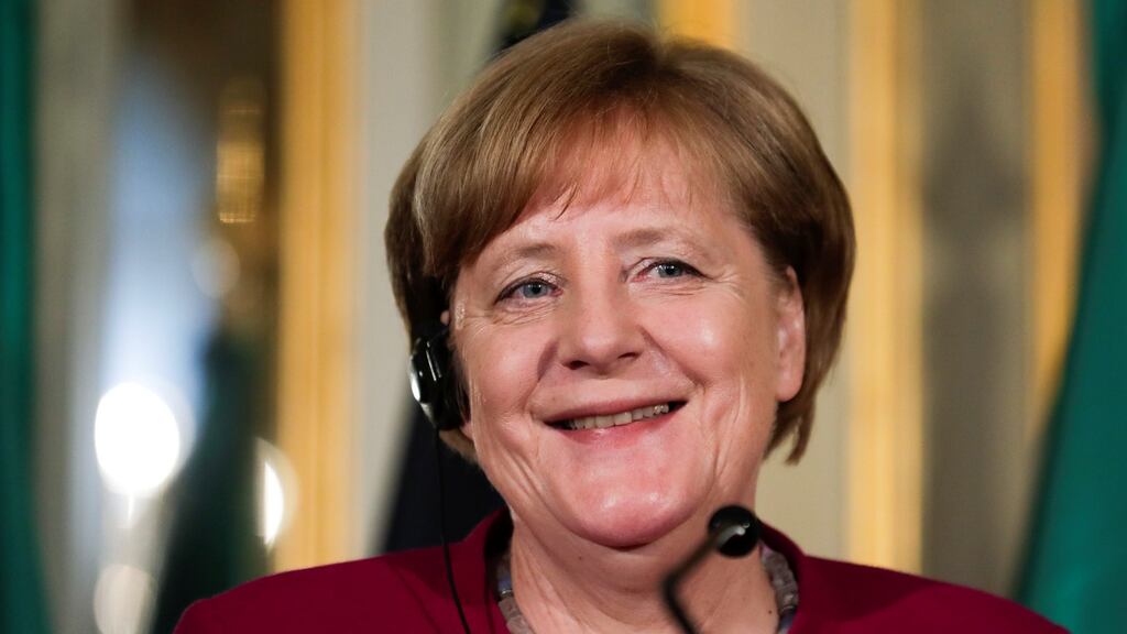German chancellor Angela has congratulated Italian PM Giuseppe Conte in a phone call and invited him for talks in Berlin. Photograph: Reuters