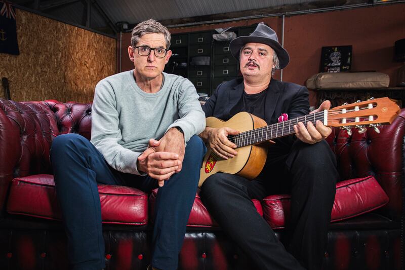 Louis Theroux and Pete Doherty. Photograph: Ryan McNamara/Mindhouse Productions/BBC