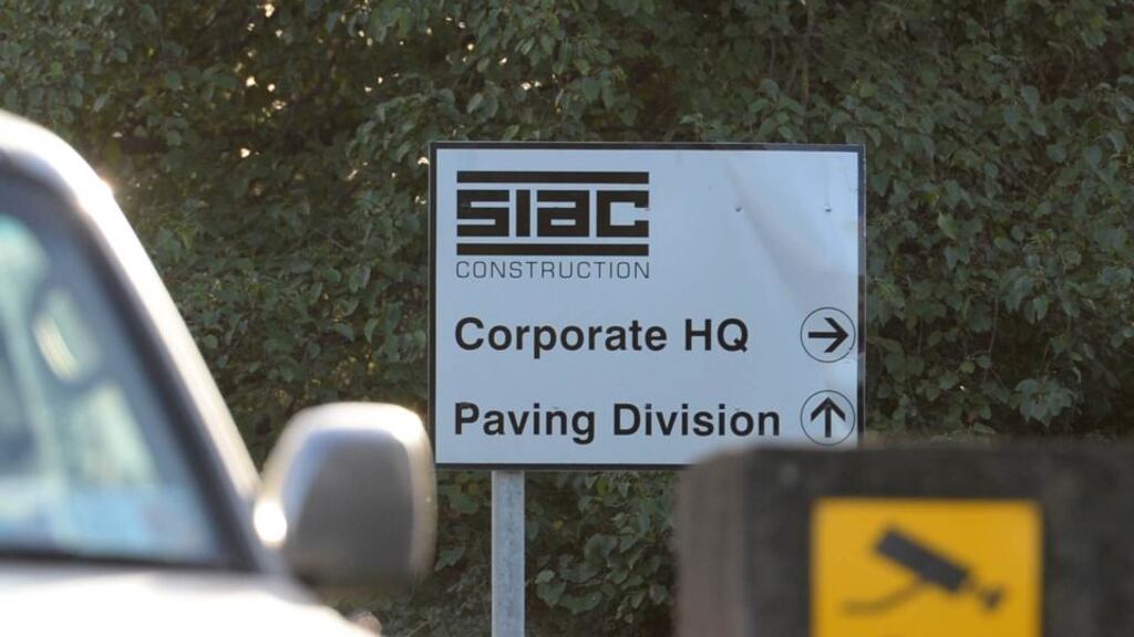 SIAC
Construction’s survival as a result of the examinership process resulted in more than 200 jobs being saved. Photograph: Dara Mac Dónaill/The Irish Times