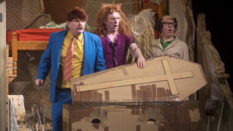 Gleeson family values put to the test in this fantastical farce