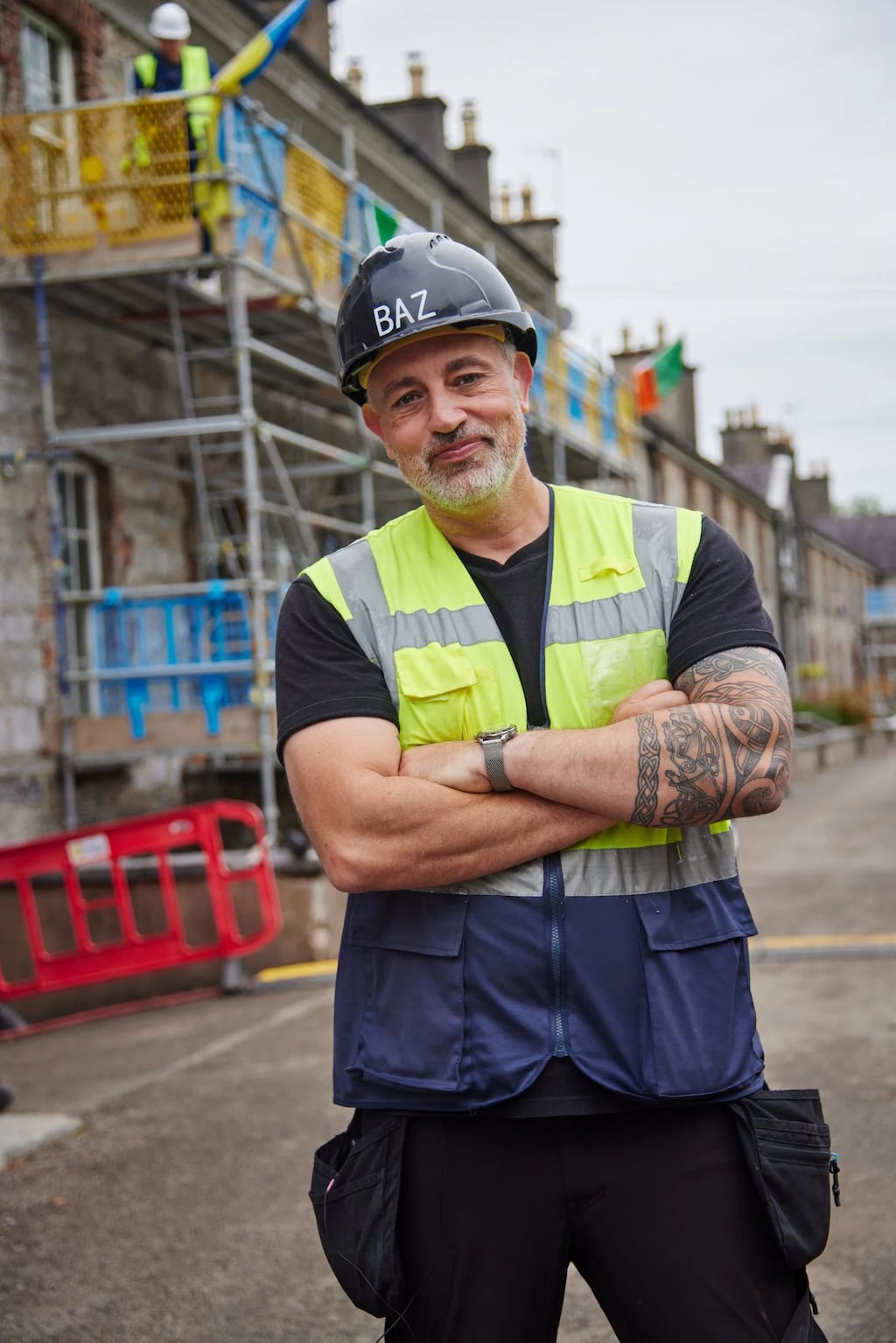 DIY SOS – The Big Build Ireland: Baz Ashmaway is the ideal presenter for this sort of thing, his brash, bouncy personality offset by a teary streak. Photograph: Miki Barlok/RTÉ