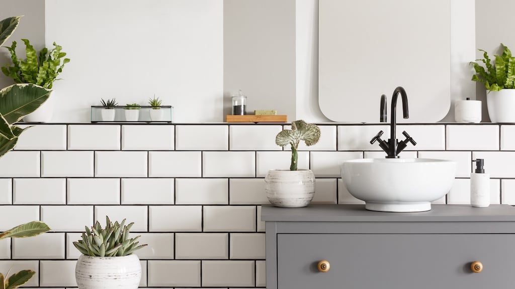 Throw out plastic toiletries and replace them with nice bathroom ceramics or glassware. This will do wonders for how your home looks in photographs and in the flesh.