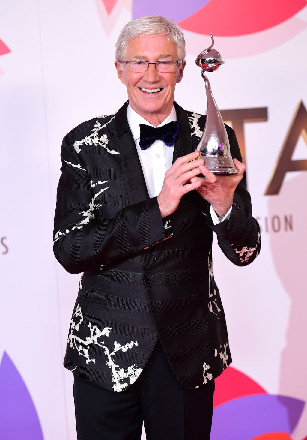 Paul O' Grady with the award for best Factual Entertainment in the Press Room at the National Television Awards 2019 in London. Photograph: Ian West/PA