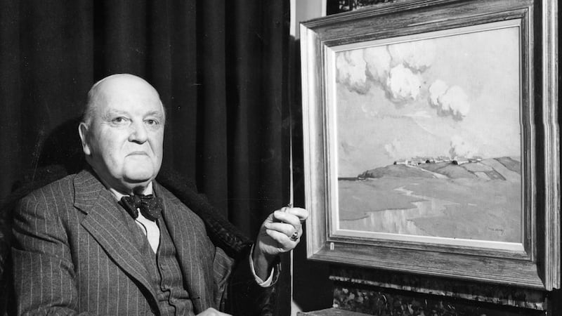 Irish artist Paul Henry in 1956. Photograph: Jack McManus