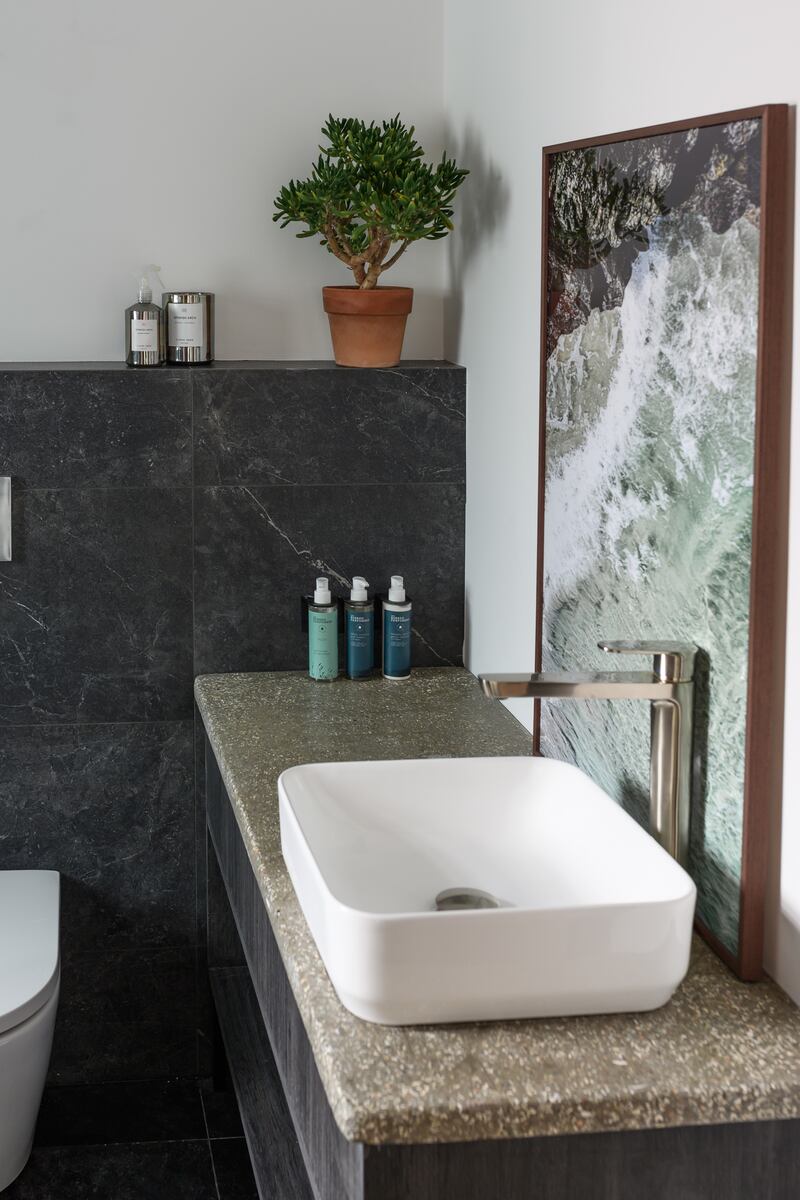 Paddy O’Malley of Ballyconnelly’s concrete bathroom countertops