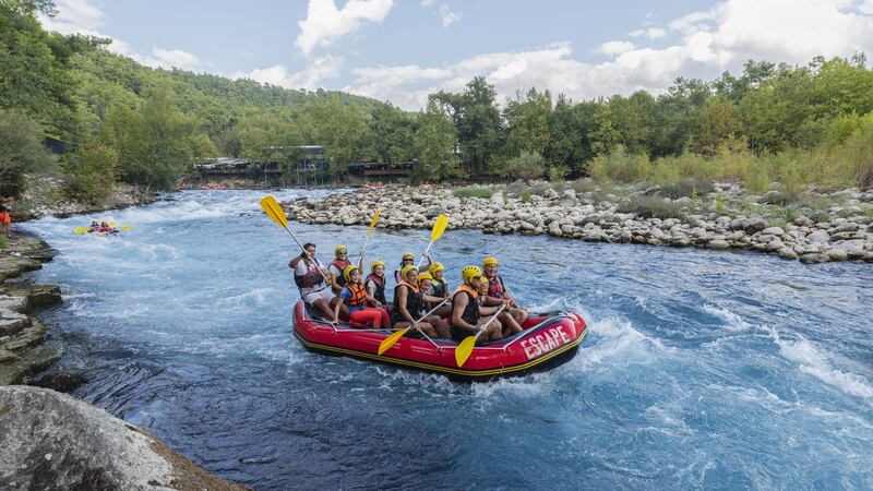 Rafting in Koprulu Canyon, Antalya.