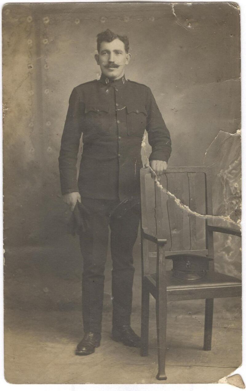 Tony Connelly's grandfather Michael Connelly in his RIC uniform