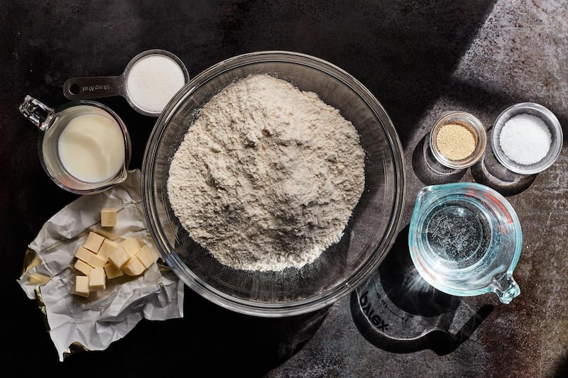 Flour high in protein is essential when making the croissant dough. Food Stylist: Laurie Ellen Pellicano. Photograph: Johnny Miller/The New York Times