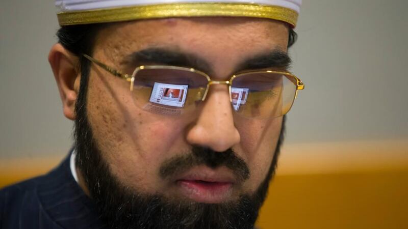 Shaykh Dr Muhammad Umar Al-Qadri from the Al Mustafa Islamic Centre, Dublin delivered “Islam, Jihad, and Terrorism” and launched his website on anti-radicalisation in Waterford Institute of Technology. Photograph: Patrick Browne