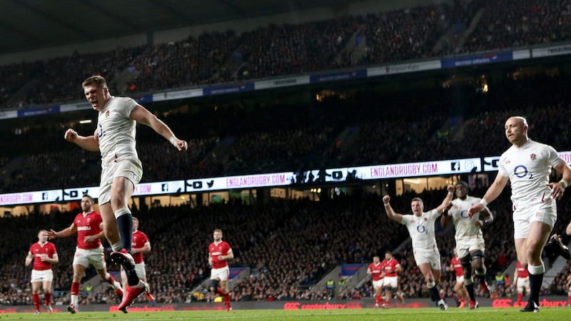 On the same weekend Ireland v Italy was called off, England beat Wales at a packed Twickenham. Photo: James Crombie/Inpho