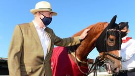 Dermot Weld equals Vincent O’Brien with a ninth win in Irish St Leger