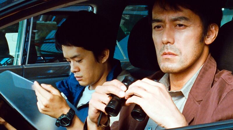 Sosuke Ikematsu and Hiroshi Abe in After the Storm