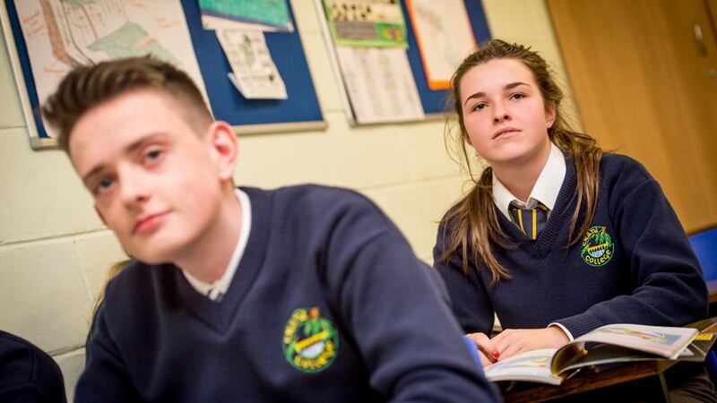 Aaron Bramwell and Maria Coyle, students in Crana College’s transition year
