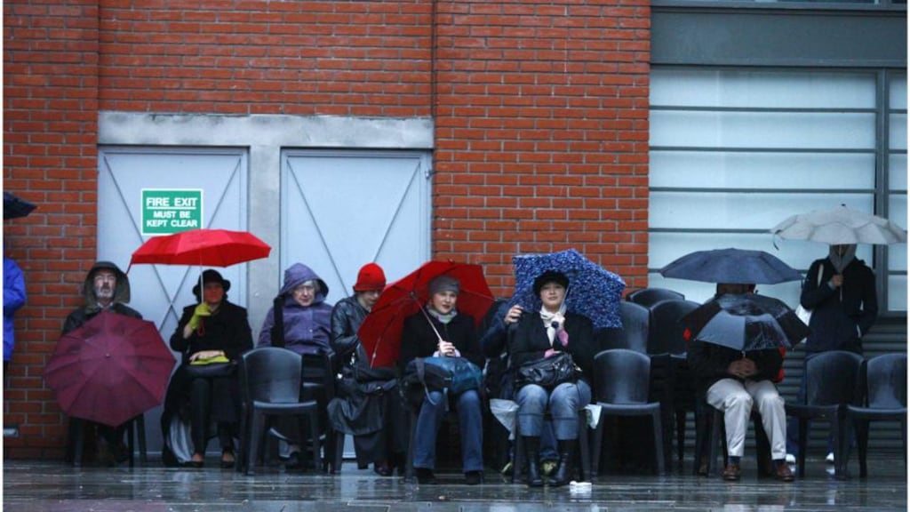 The word bruchle is sometimes confused with bruckle, which, as an adjective, verb and noun, is found in Ireland, Scotland; and in England, in Northumberland, Durham and Yorkshire. It means brittle, fragile, and figuratively, uncertain, changeable, untrustworthy - just like the weather. Photograph: Dara Mac Dónaill