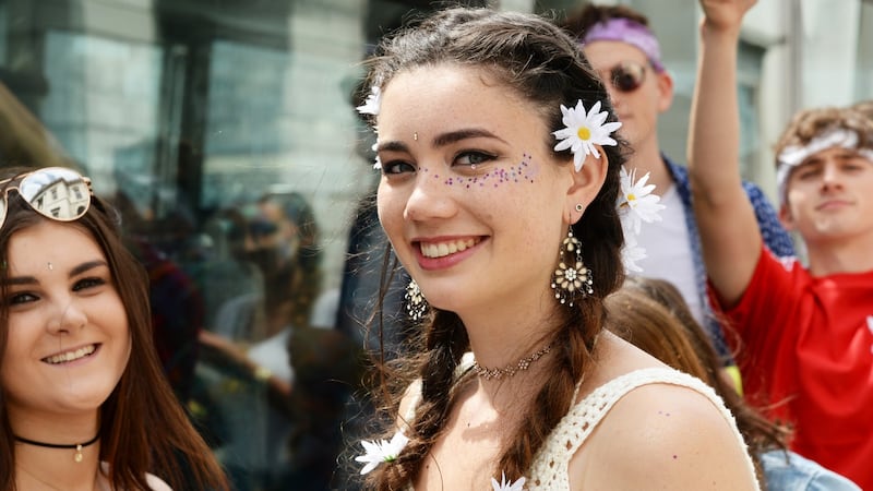Aisling O’Neill and Ruth Bessell from Cork. Photograph: Cyril Byrne